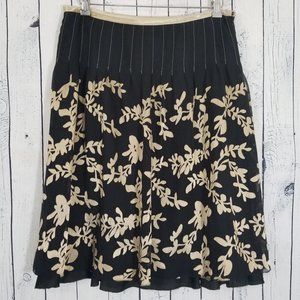 Silk Black & Gold Skirt